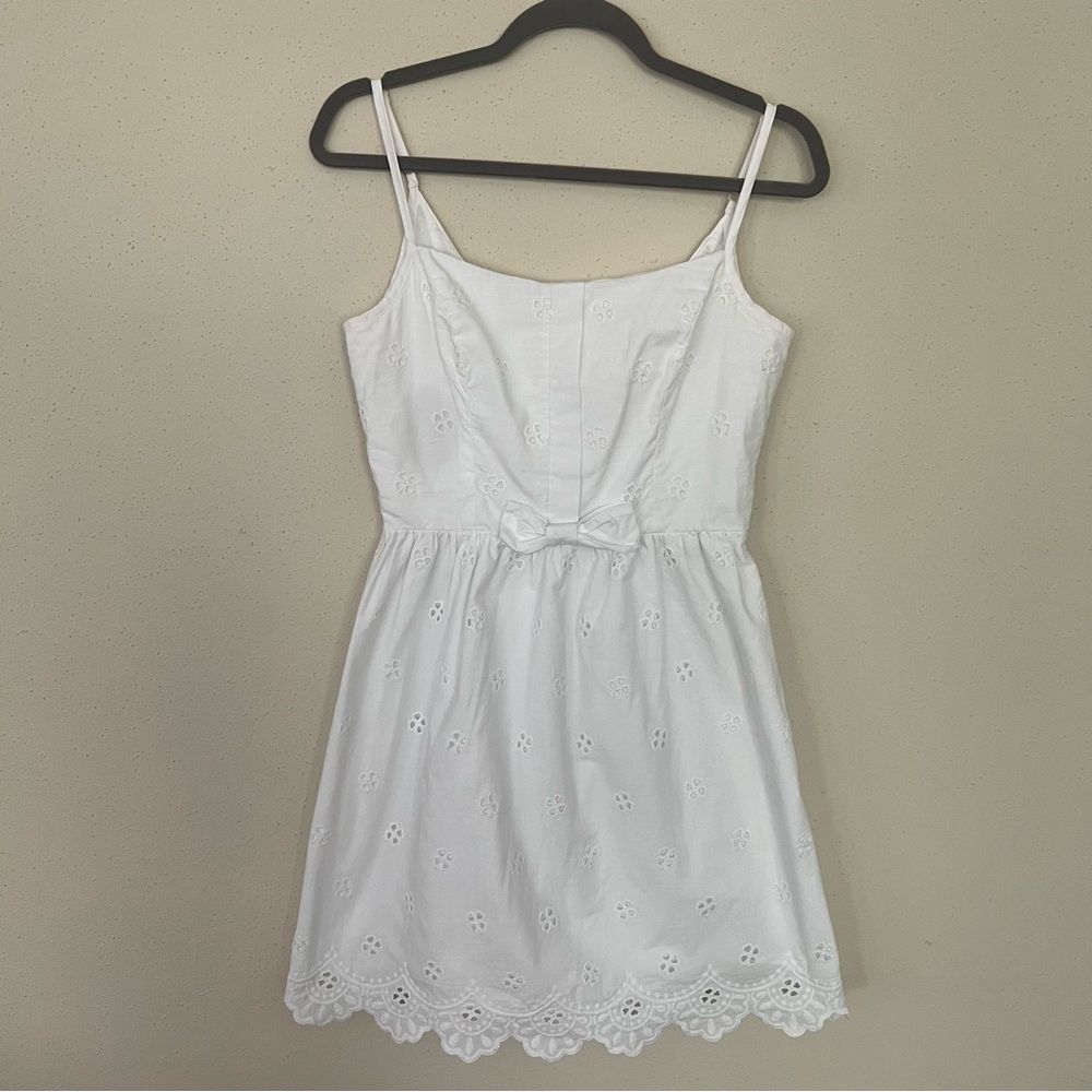 Lilly Pulitzer White Eyelet Dress Sz-4